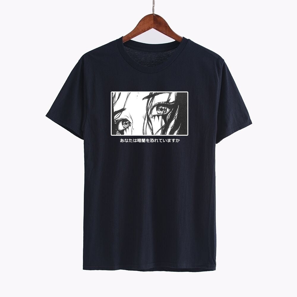 Cartoon Anime Print T-shirt