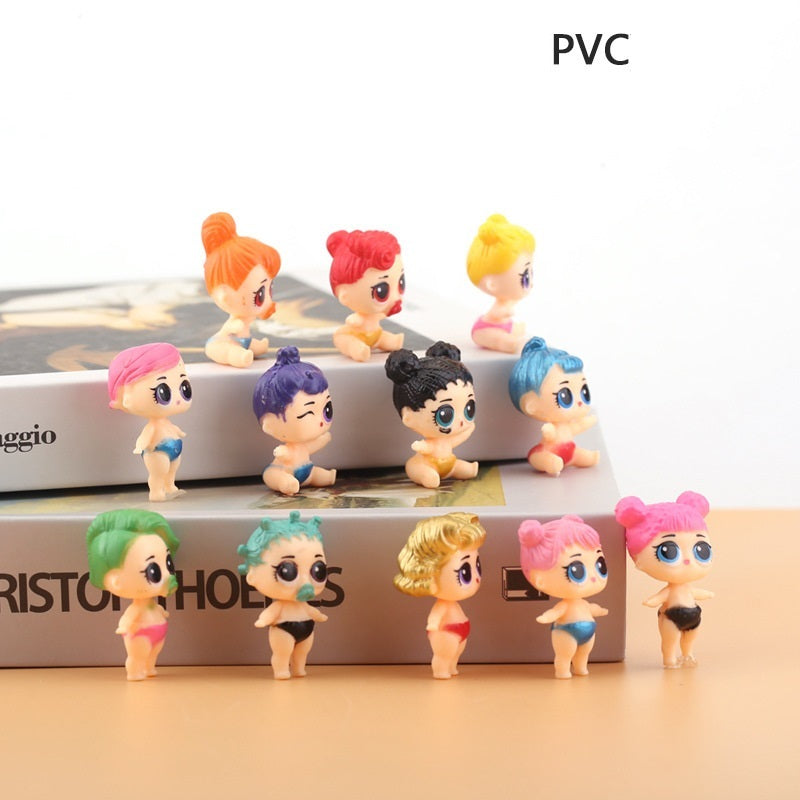 Cartoon Sister Girl 5cm Action Figures