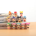 Cartoon Sister Girl 5cm Action Figures