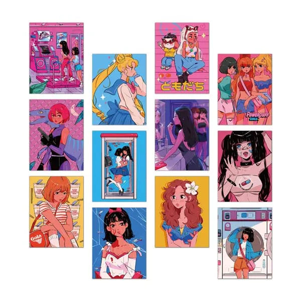 Japanese Anime Girl Stickers